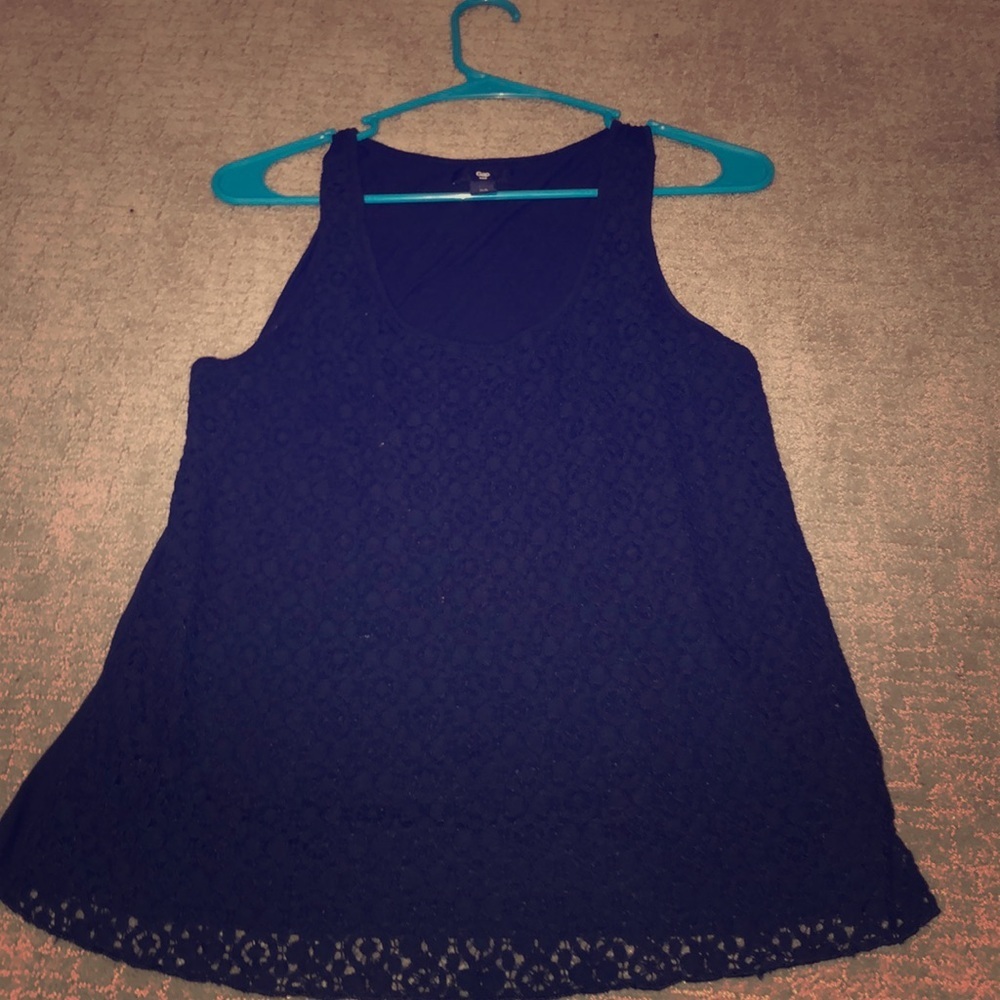 Gap Navy lace tank